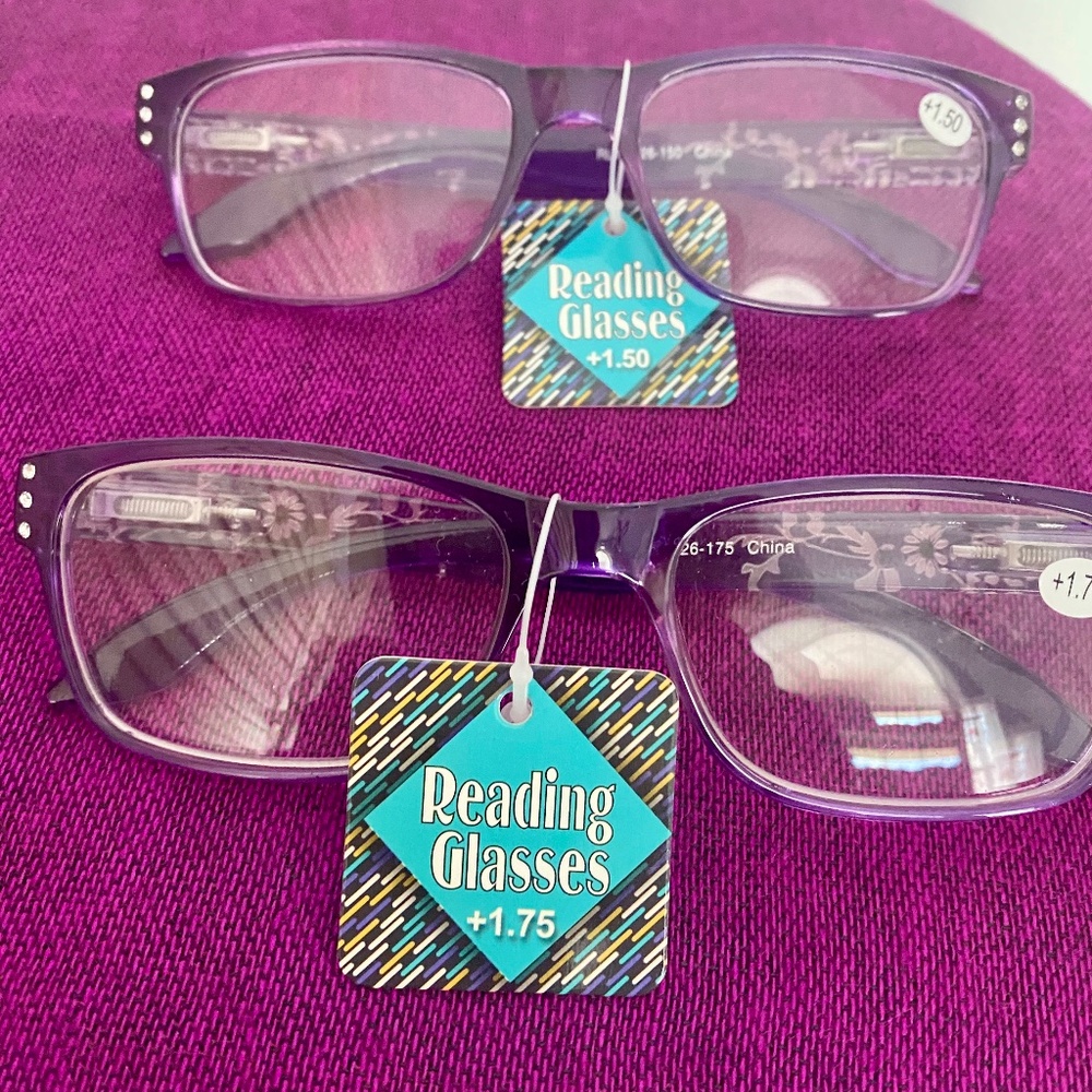 Reading Glasses 1.5 and 1.75 NEW